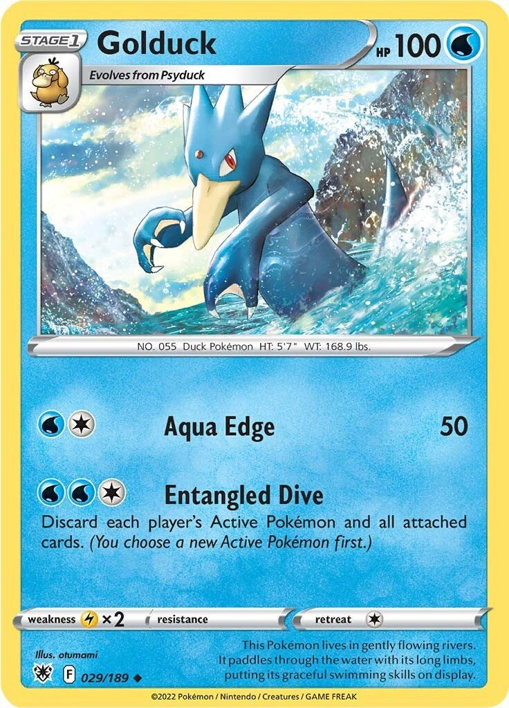 Image for Golduck (SWSH10: Astral Radiance) (029/189) - Pokemon