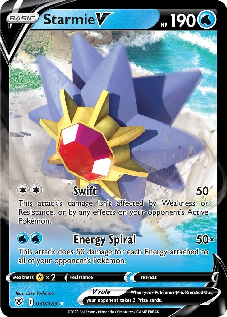 Image for Starmie V (SWSH10: Astral Radiance) (030/189) - Pokemon