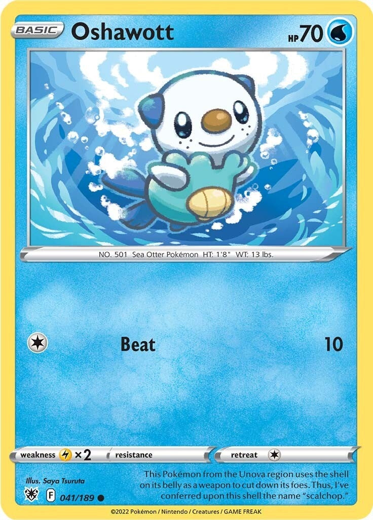 Image for Oshawott (SWSH10: Astral Radiance) (041/189) - Pokemon