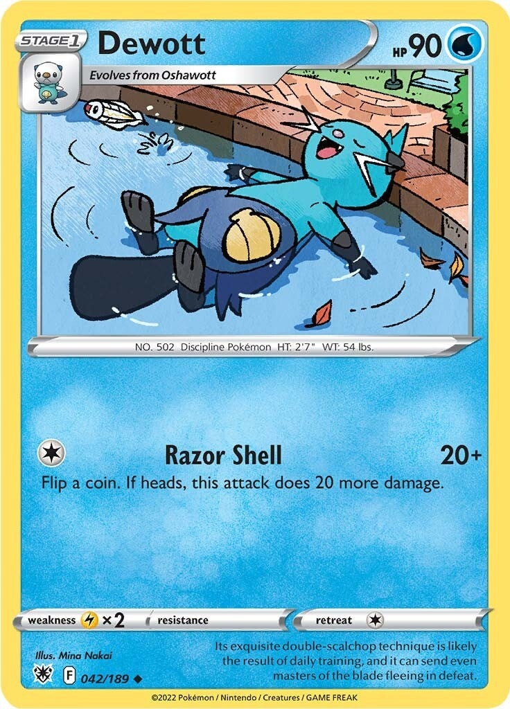 Image for Dewott (SWSH10: Astral Radiance) (042/189) - Pokemon