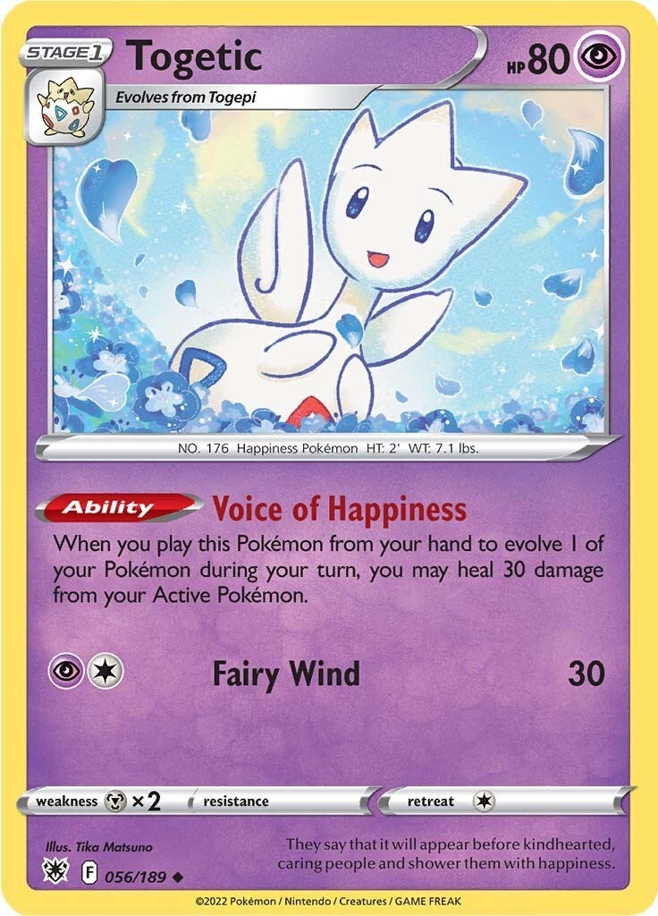 Image for Togetic (SWSH10: Astral Radiance) (056/189) - Pokemon
