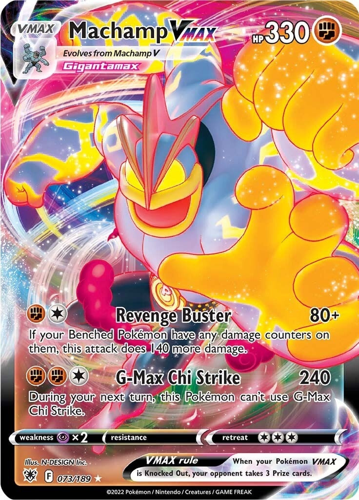 Image for Machamp VMAX (SWSH10: Astral Radiance) (073/189) - Pokemon