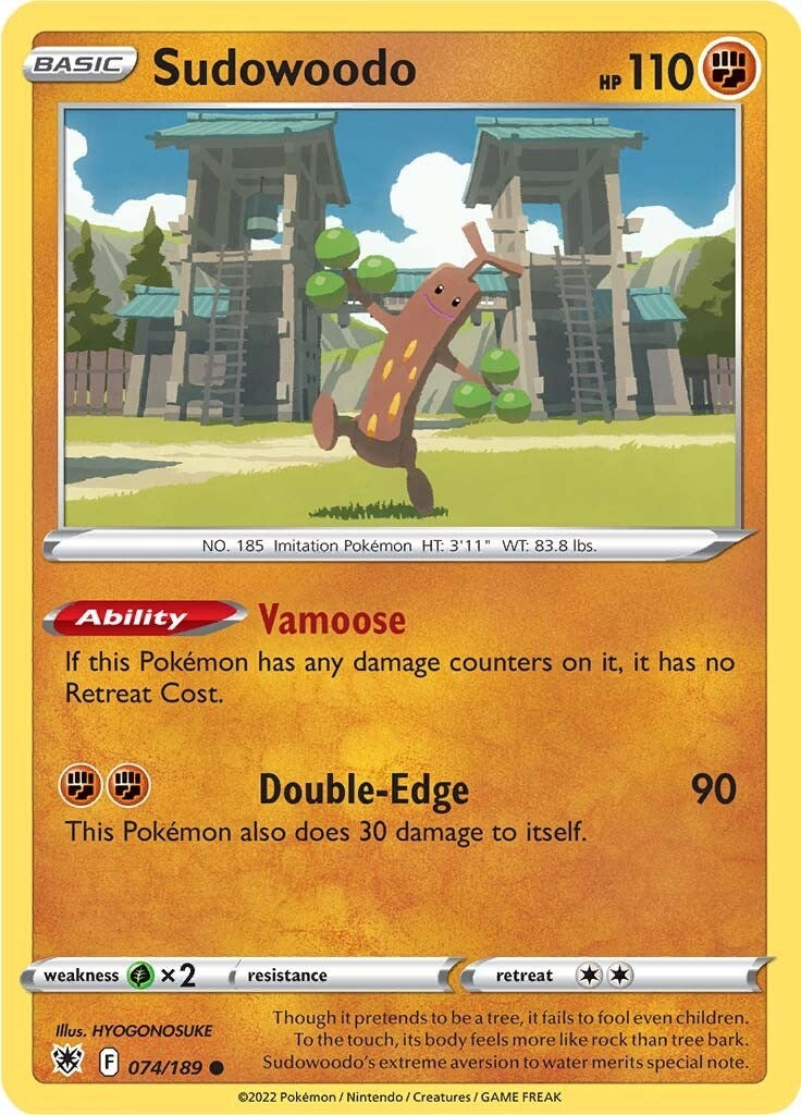Image for Sudowoodo (SWSH10: Astral Radiance) (074/189) - Pokemon