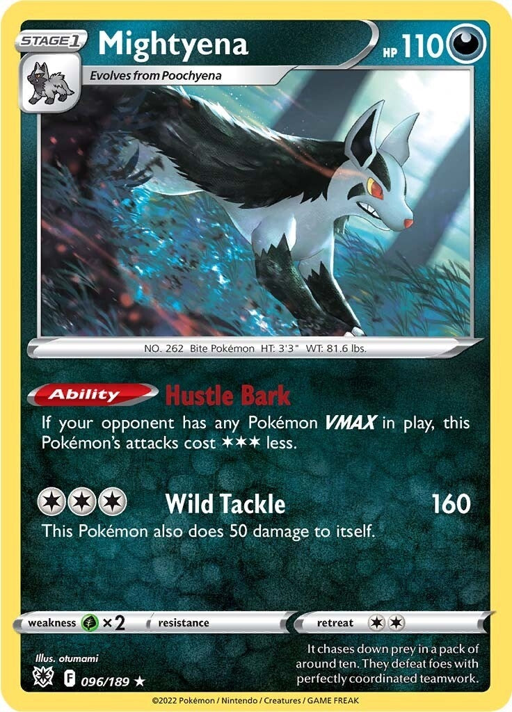 Image for Mightyena (SWSH10: Astral Radiance) (096/189) - Pokemon