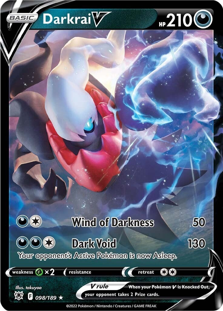 Image for Darkrai V (SWSH10: Astral Radiance) (098/189) - Pokemon