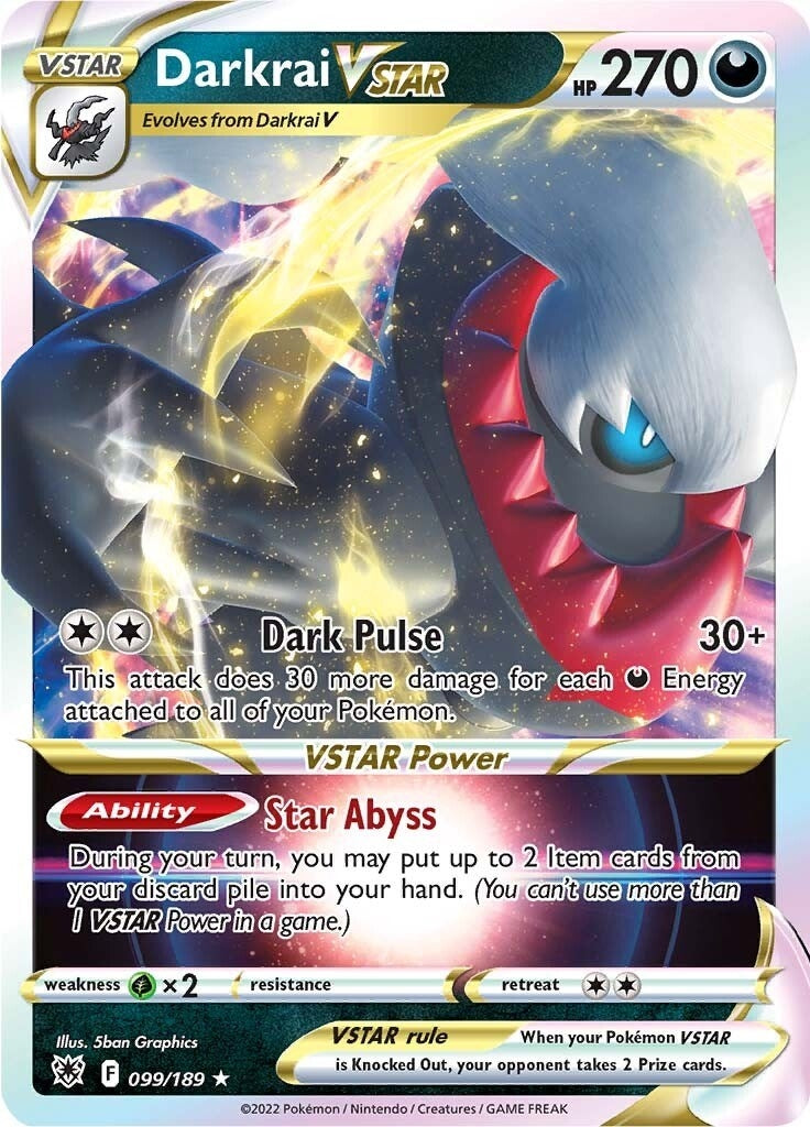 Image for Darkrai VSTAR (SWSH10: Astral Radiance) (099/189) - Pokemon