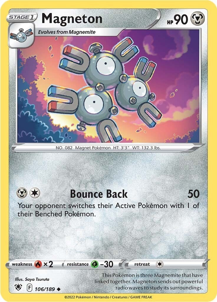 Image for Magneton (SWSH10: Astral Radiance) (106/189) - Pokemon