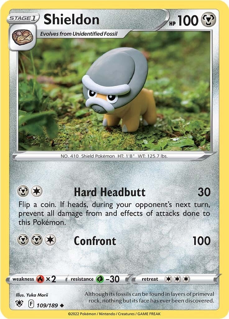 Image for Shieldon (SWSH10: Astral Radiance) (109/189) - Pokemon