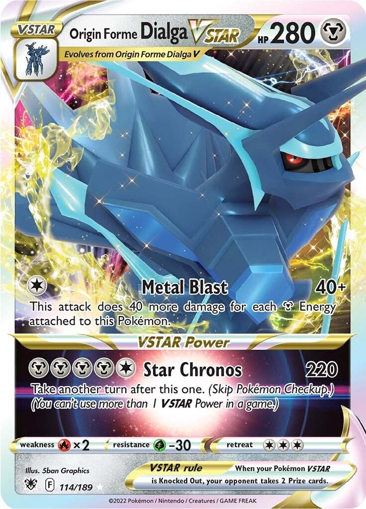 Image for Origin Forme Dialga VSTAR (SWSH10: Astral Radiance) (114/189) - Pokemon
