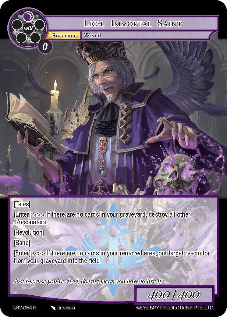 Image for Lich, Immortal Saint (Game of Gods: Revolution) (GRV-054) - Force of Will