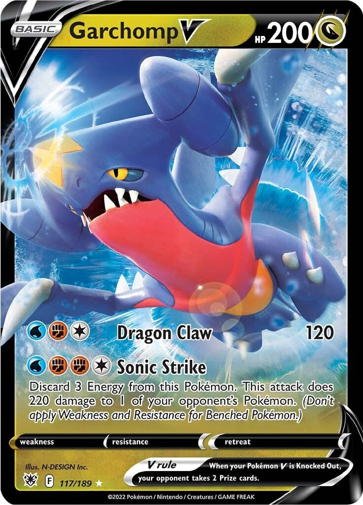 Image for Garchomp V (SWSH10: Astral Radiance) (117/189) - Pokemon