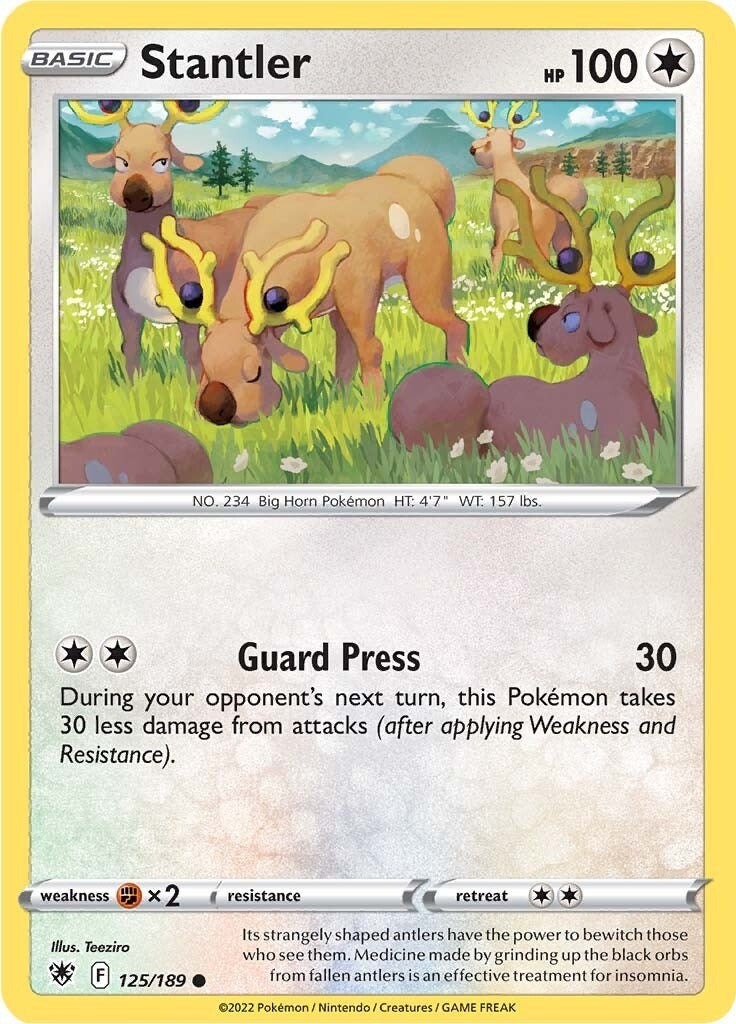 Image for Stantler (SWSH10: Astral Radiance) (125/189) - Pokemon