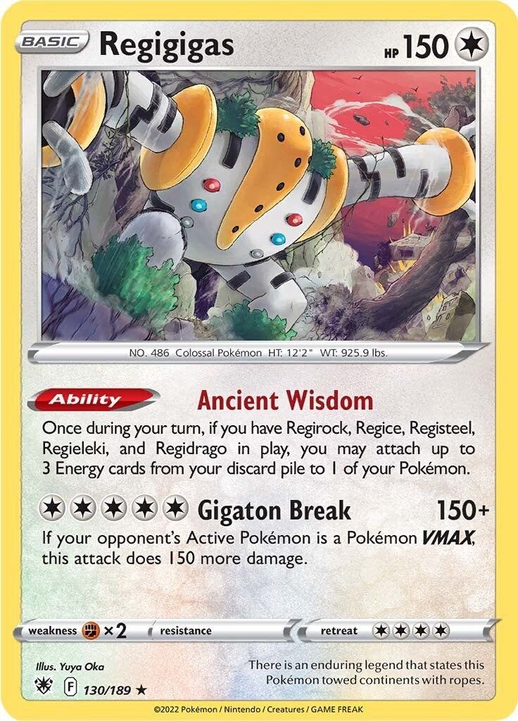 Image for Regigigas (SWSH10: Astral Radiance) (130/189) - Pokemon