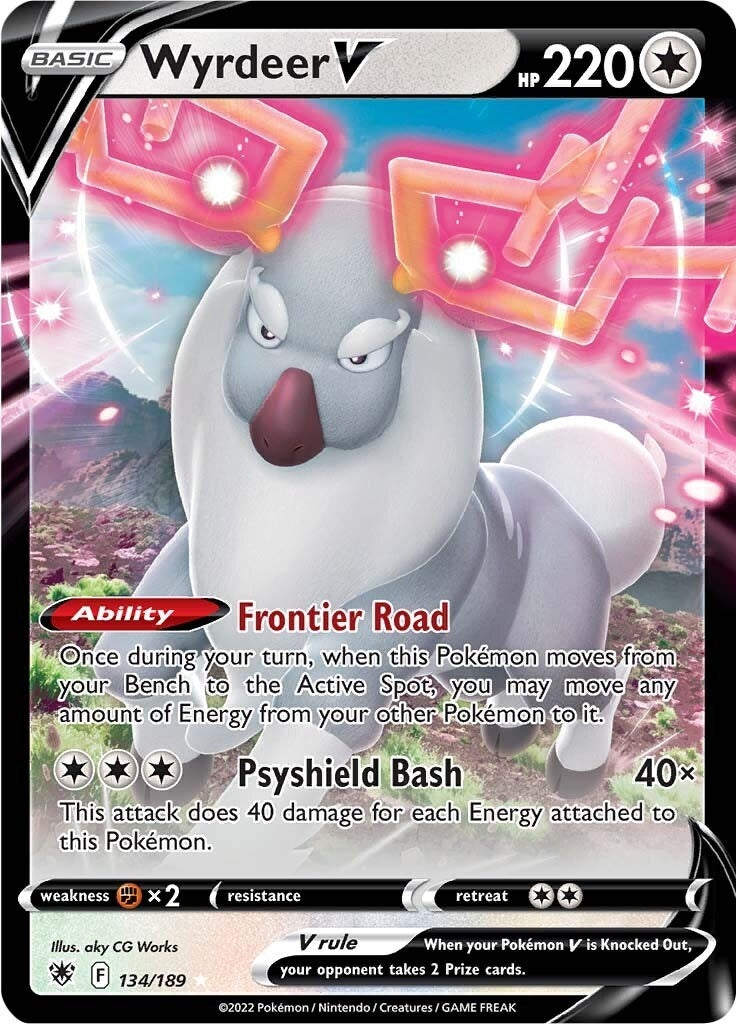 Image for Wyrdeer V (SWSH10: Astral Radiance) (134/189) - Pokemon
