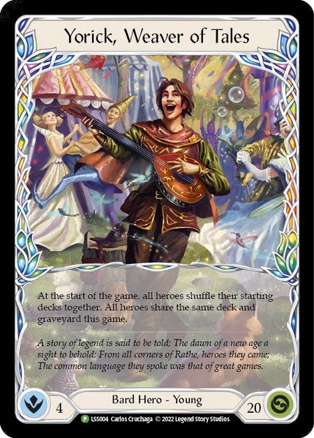 Image for Yorick, Weaver of Tales - LSS004 (Flesh and Blood: Promo Cards) (LSS004) - Flesh and Blood TCG