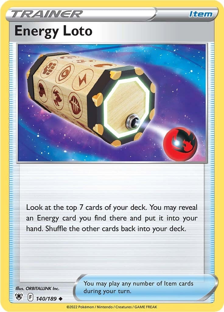 Image for Energy Loto (SWSH10: Astral Radiance) (140/189) - Pokemon