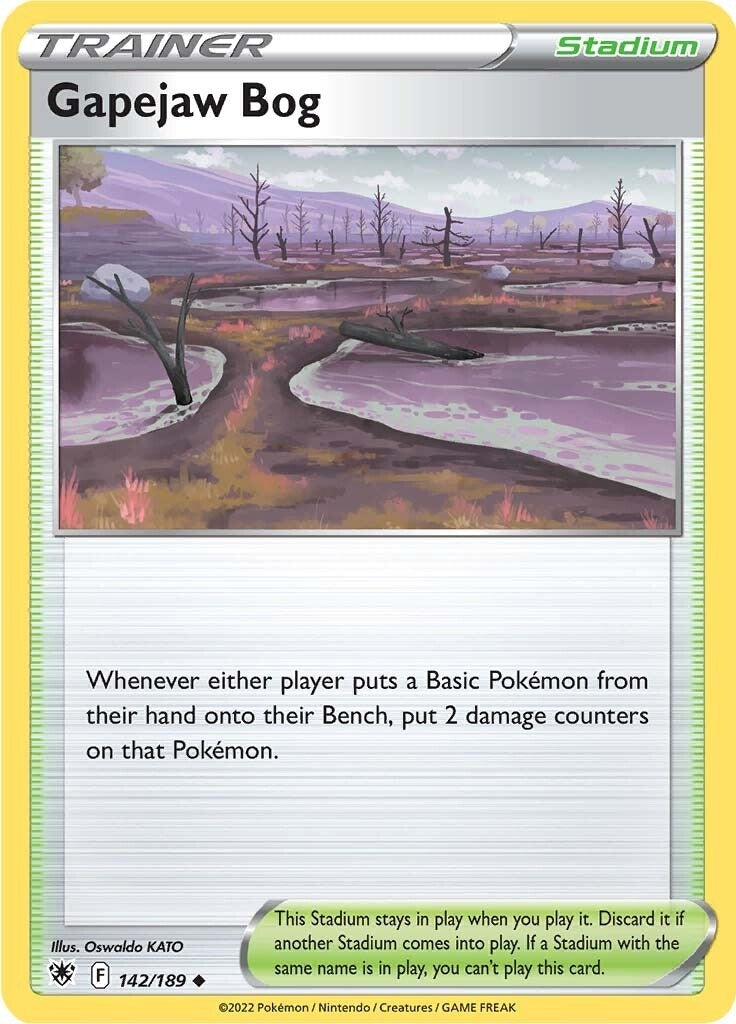 Image for Gapejaw Bog (SWSH10: Astral Radiance) (142/189) - Pokemon