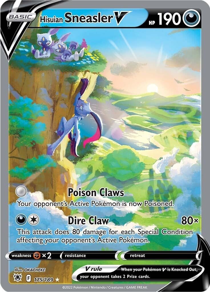 Image for Hisuian Sneasler V (Alternate Full Art) (SWSH10: Astral Radiance) (175/189) - Pokemon