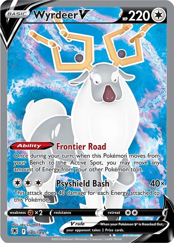 Image for Wyrdeer V (Full Art) (SWSH10: Astral Radiance) (180/189) - Pokemon