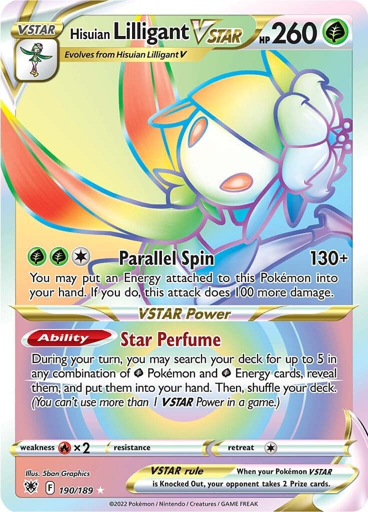 Image for Hisuian Lilligant VSTAR (Secret) (SWSH10: Astral Radiance) (190/189) - Pokemon
