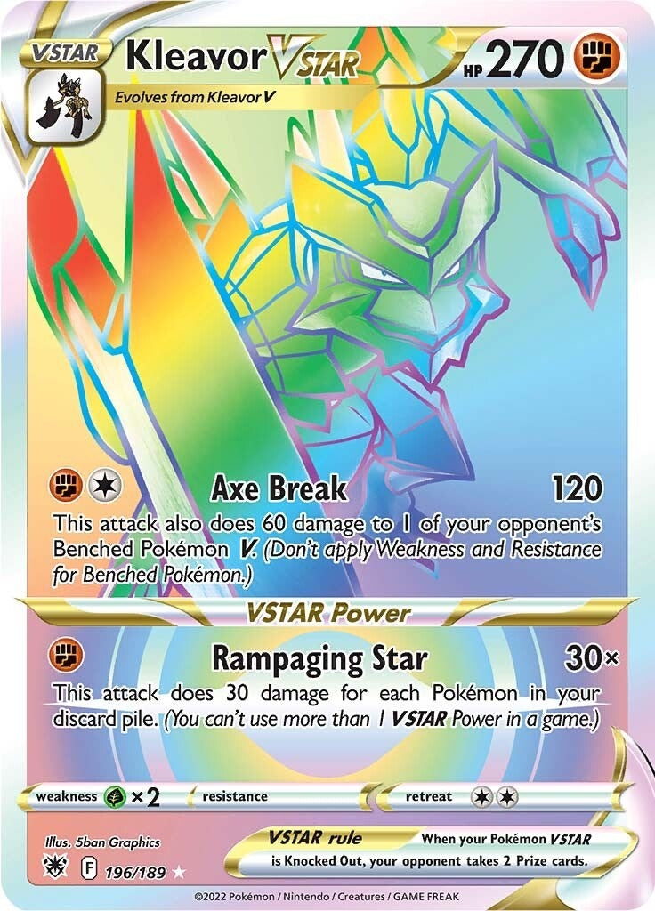 Image for Kleavor VSTAR (Secret) (SWSH10: Astral Radiance) (196/189) - Pokemon