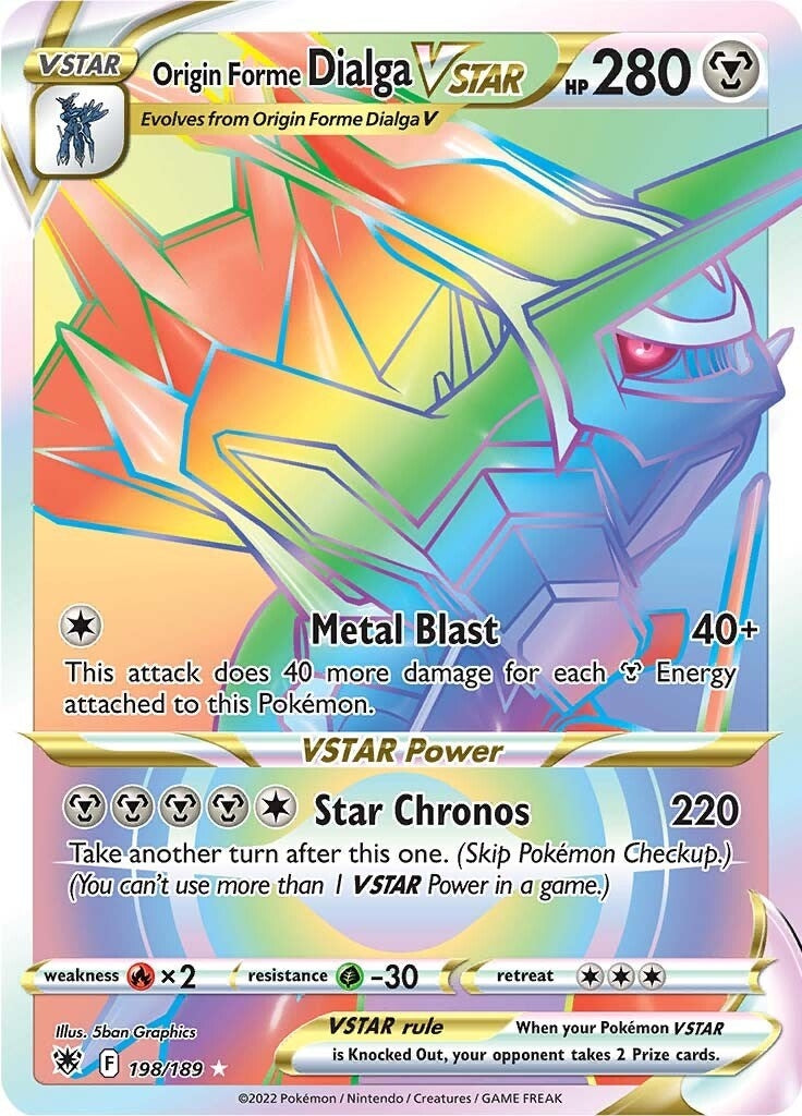Image for Origin Forme Dialga VSTAR - 198/189 (Secret) (SWSH10: Astral Radiance) (198/189) - Pokemon