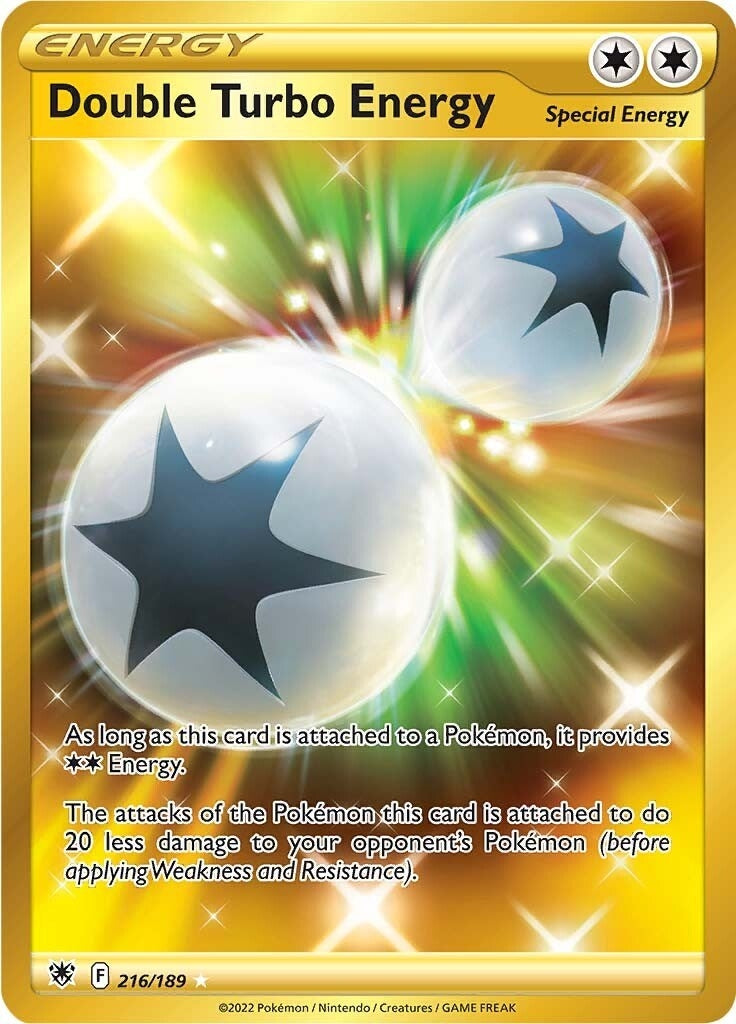 Image for Double Turbo Energy (Secret) (SWSH10: Astral Radiance) (216/189) - Pokemon