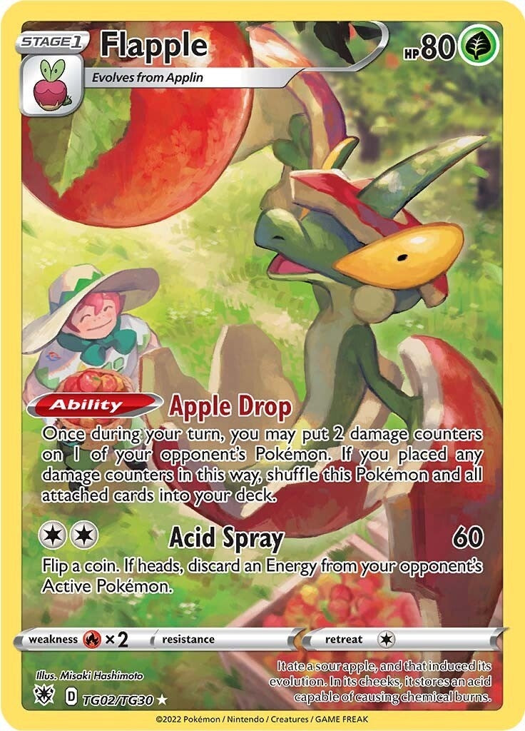 Image for Flapple (SWSH10: Astral Radiance Trainer Gallery) (TG02/TG30) - Pokemon