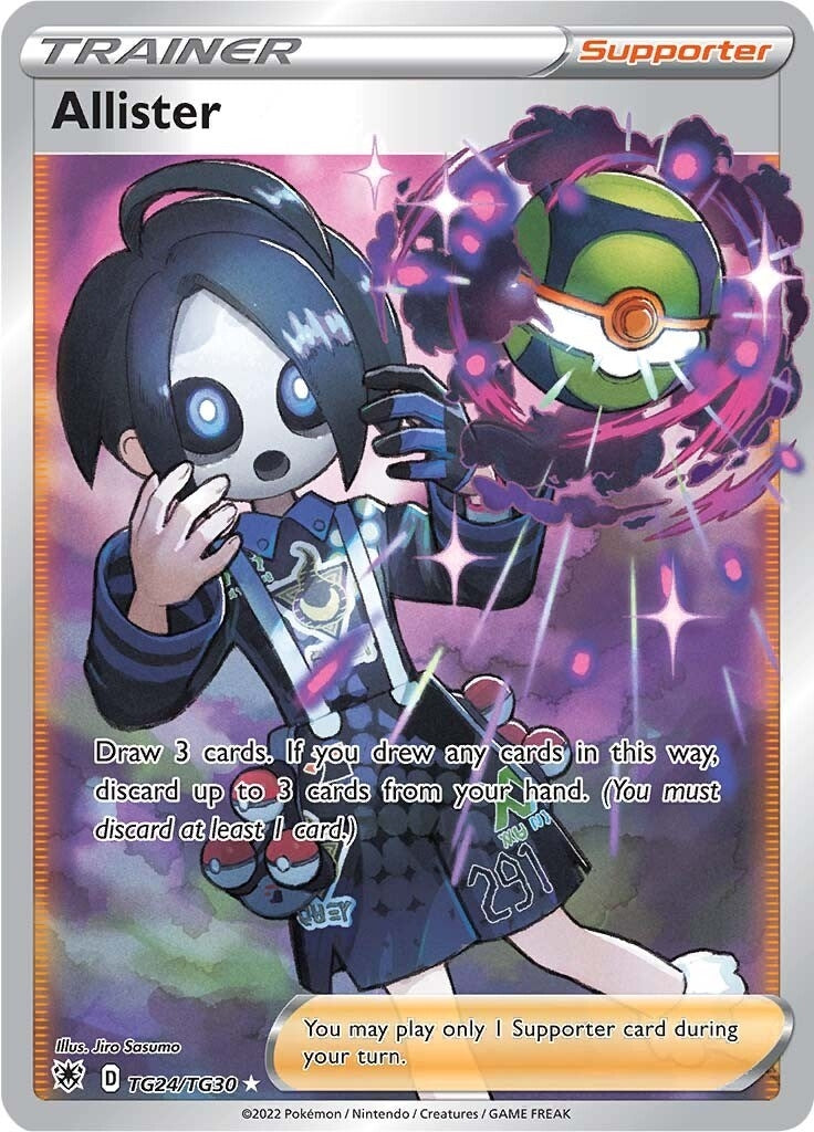 Image for Allister (SWSH10: Astral Radiance Trainer Gallery) (TG24/TG30) - Pokemon