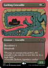 Image for Lurking Crocodile (Foil Etched) (Secret Lair Drop Series) (590) - Magic: The Gathering