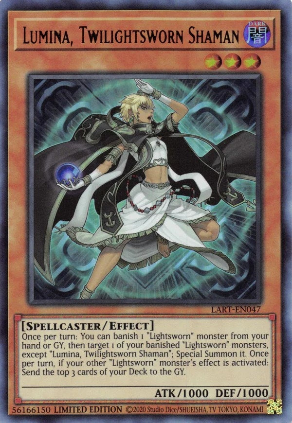 Image for Lumina, Twilightsworn Shaman (The Lost Art Promotion) (LART-EN047) - YuGiOh