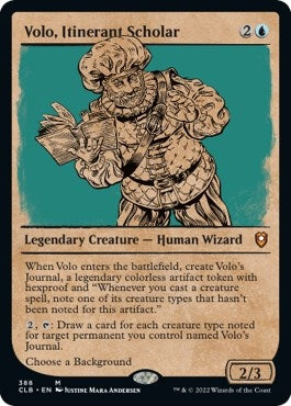 Image for Volo, Itinerant Scholar (Showcase) (Commander Legends: Battle for Baldur's Gate) (388) - Magic: The Gathering