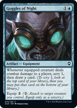 Image for Goggles of Night (Commander Legends: Battle for Baldur's Gate) (74) - Magic: The Gathering