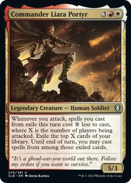Image for Commander Liara Portyr (Commander Legends: Battle for Baldur's Gate) (270) - Magic: The Gathering