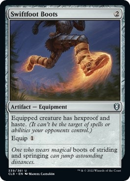 Image for Swiftfoot Boots (Commander Legends: Battle for Baldur's Gate) (339) - Magic: The Gathering