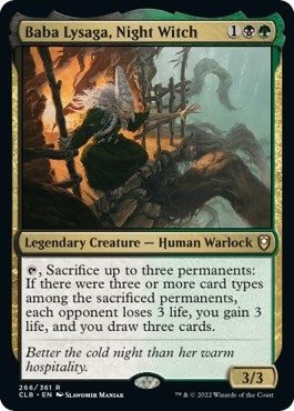 Image for Baba Lysaga, Night Witch (Commander Legends: Battle for Baldur's Gate) (266) - Magic: The Gathering