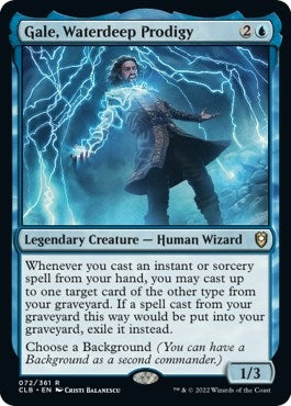 Image for Gale, Waterdeep Prodigy (Commander Legends: Battle for Baldur's Gate) (72) - Magic: The Gathering