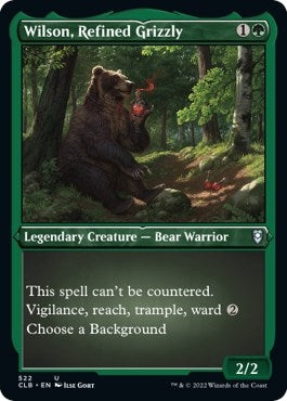 Image for Wilson, Refined Grizzly (Foil Etched) (Commander Legends: Battle for Baldur's Gate) (522) - Magic: The Gathering