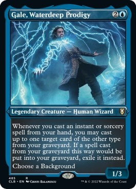 Image for Gale, Waterdeep Prodigy (Foil Etched) (Commander Legends: Battle for Baldur's Gate) (485) - Magic: The Gathering