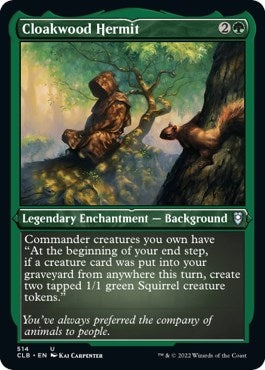 Image for Cloakwood Hermit (Foil Etched) (Commander Legends: Battle for Baldur's Gate) (514) - Magic: The Gathering