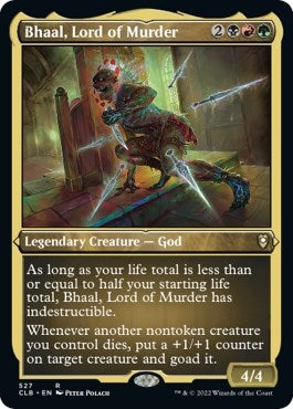 Image for Bhaal, Lord of Murder (Foil Etched) (Commander Legends: Battle for Baldur's Gate) (527) - Magic: The Gathering