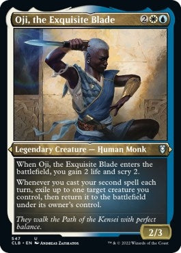 Image for Oji, the Exquisite Blade (Foil Etched) (Commander Legends: Battle for Baldur's Gate) (547) - Magic: The Gathering