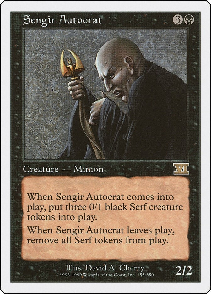 Image for Sengir Autocrat (Classic Sixth Edition) (155) - Magic: The Gathering