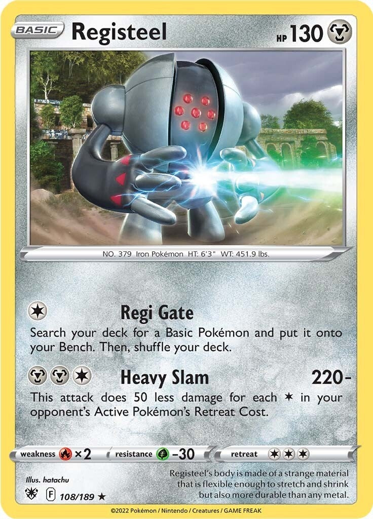 Image for Registeel (SWSH10: Astral Radiance) (108/189) - Pokemon