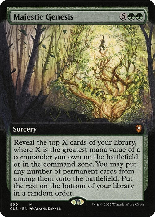 Image for Majestic Genesis (Extended Art) (Commander Legends: Battle for Baldur's Gate) (590) - Magic: The Gathering