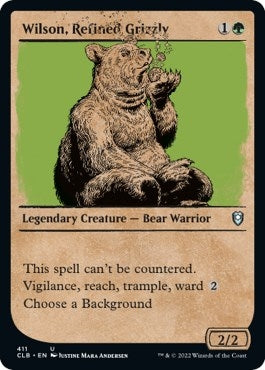 Image for Wilson, Refined Grizzly (Showcase) (Commander Legends: Battle for Baldur's Gate) (411) - Magic: The Gathering