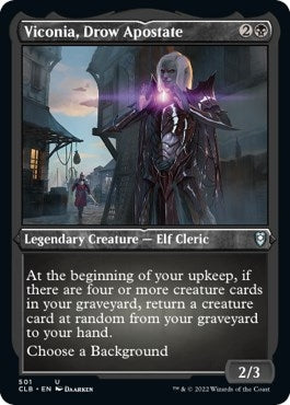 Image for Viconia, Drow Apostate (Foil Etched) (Commander Legends: Battle for Baldur's Gate) (501) - Magic: The Gathering