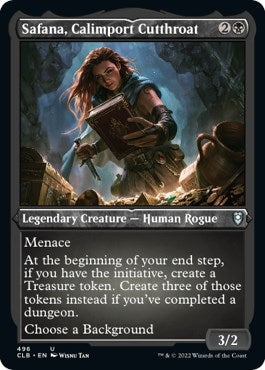 Image for Safana, Calimport Cutthroat (Foil Etched) (Commander Legends: Battle for Baldur's Gate) (496) - Magic: The Gathering