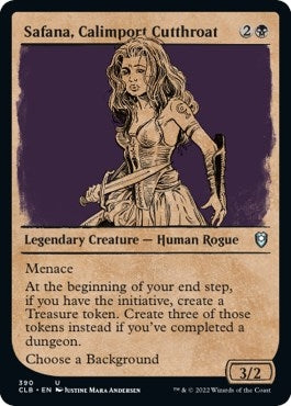 Image for Safana, Calimport Cutthroat (Showcase) (Commander Legends: Battle for Baldur's Gate) (390) - Magic: The Gathering