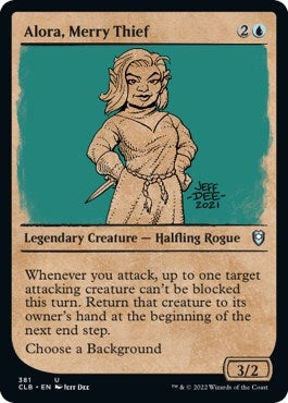 Image for Alora, Merry Thief (Showcase) (Commander Legends: Battle for Baldur's Gate) (381) - Magic: The Gathering